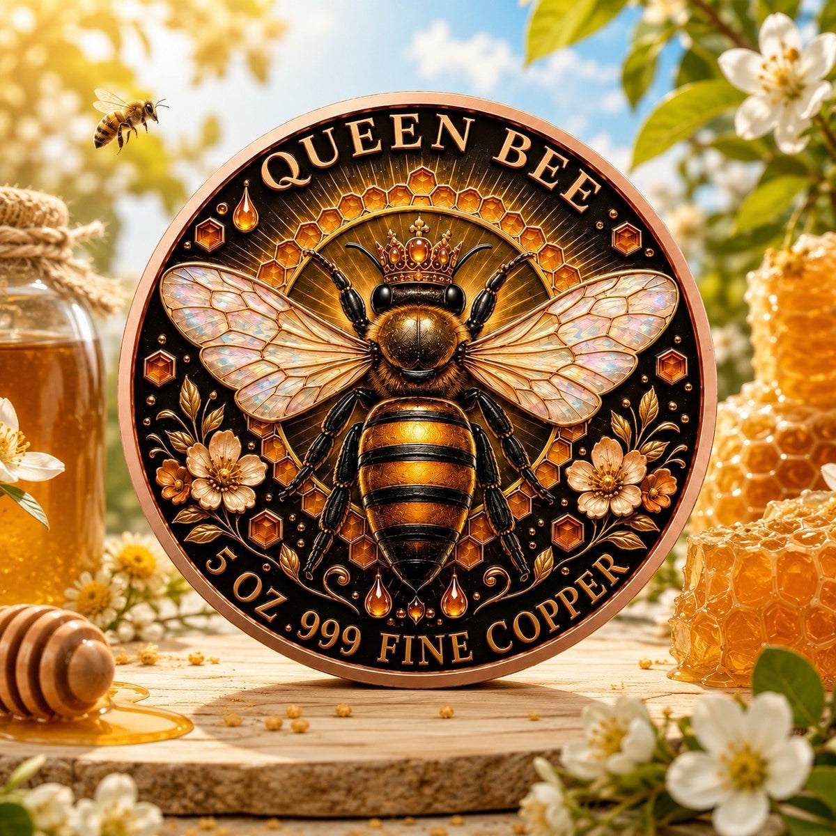 2026 Queen Bee 5oz Copper Medal