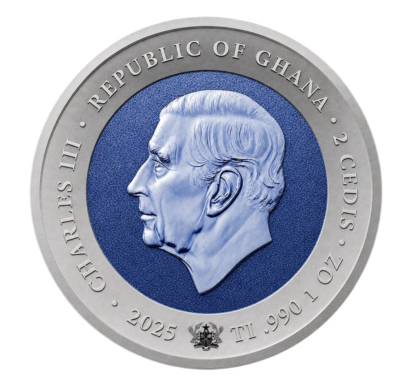 2025 Ghana History of Spaceflight 1 oz Titanium 12-Coin Set