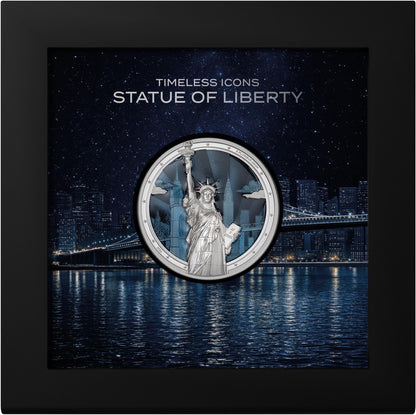 2026 Cook Islands Timeless Icons -Statue of Liberty 2 oz Silver Coin (PRE-ORDER)
