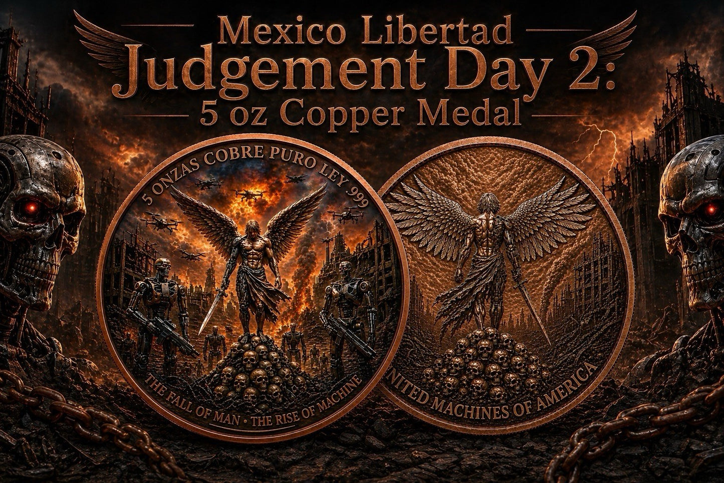 Mexico Libertad Judgement Day 2: The Fall of Man - Rise of Machine 5 oz