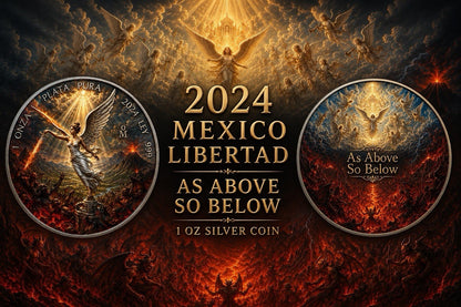 2024 Mexico Libertad As Above So Below Edition 1 oz Silver Coin (PRE-ORDER)