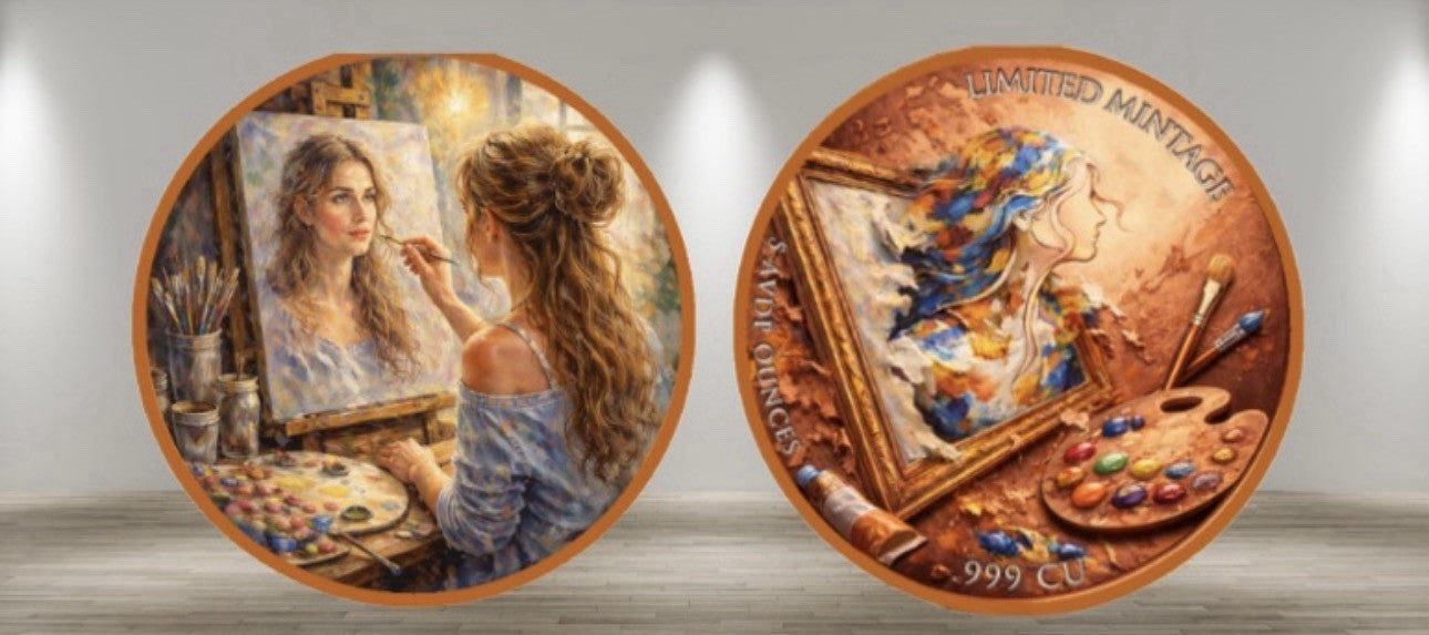 Painter’s Reflection .999 5oz Copper Round
