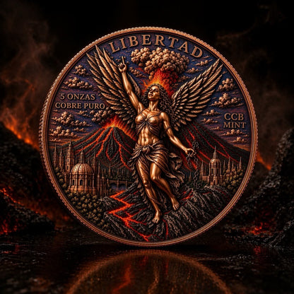 Libertad of Fire 5oz Copper Round