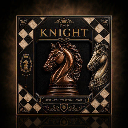 The Knight .999 5oz  Copper Shaped Bar Series: Chess