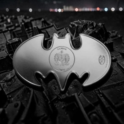 1 oz Colorized Batarang Batman vs Joker .999 Silver (PRE-ORDER)  Only 1 Left