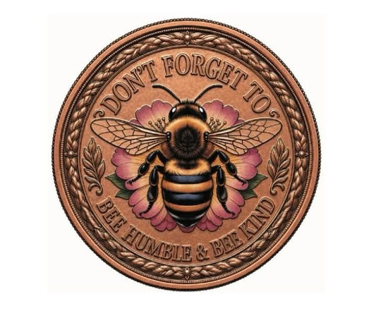 Bee Amazing .999 5oz Copper Round (PRE-ORDER)