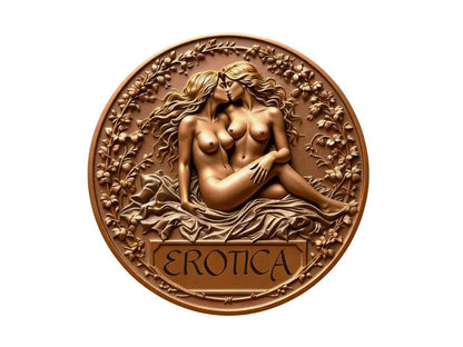 Erotica 2nd Release Low Mintage1 Kilo Copper Round!