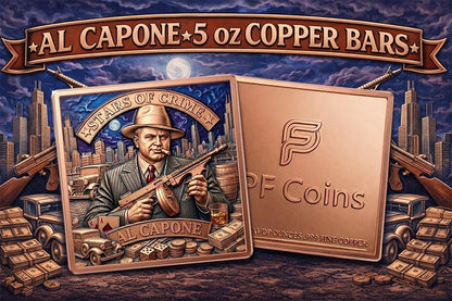 Stars of Crime - Al Capone 5 oz Copper Bar