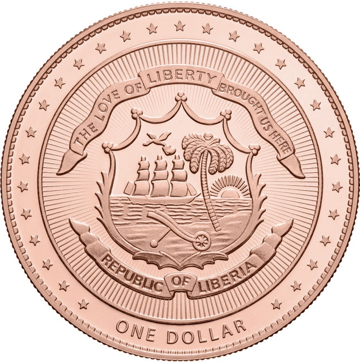 2026 Liberia Five Continents Bullion Icons 5 x 5 oz Copper Coin Set