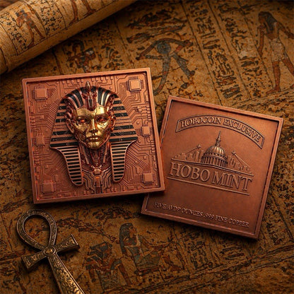 Future in the Past Egypt - Tutankhamun 5 oz Copper Medal