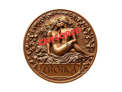 Erotica 2nd Release Low Mintage1 Kilo Copper Round!