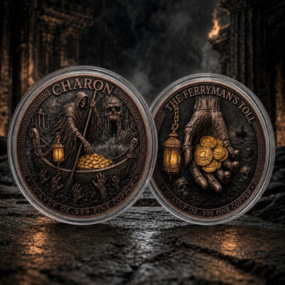 10 oz Charon Ferryman’s Toll .999 Copper Round