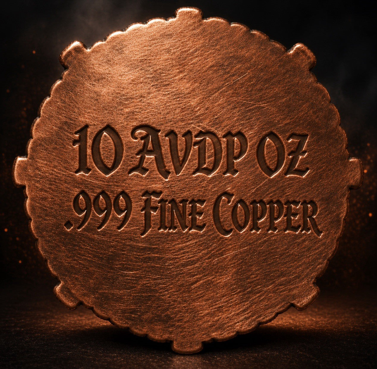 Helm of the Black Pearl  10oz Copper Medal in box