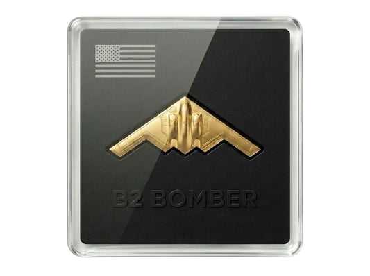 B2 Bomber Jet Shaped 1/20g Gold Medal (PRE-ORDER)