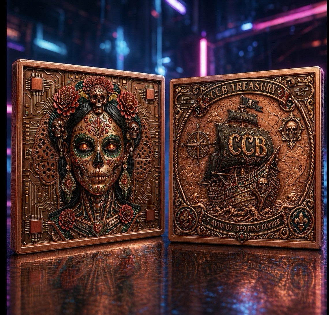 Día De Los Muertos Cyber Skull