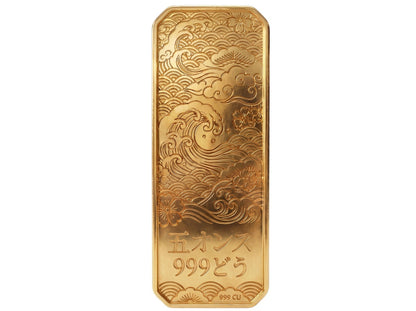 Japan Ancient Legacies 24k Gold Gilt 1 Oz Copper Medal