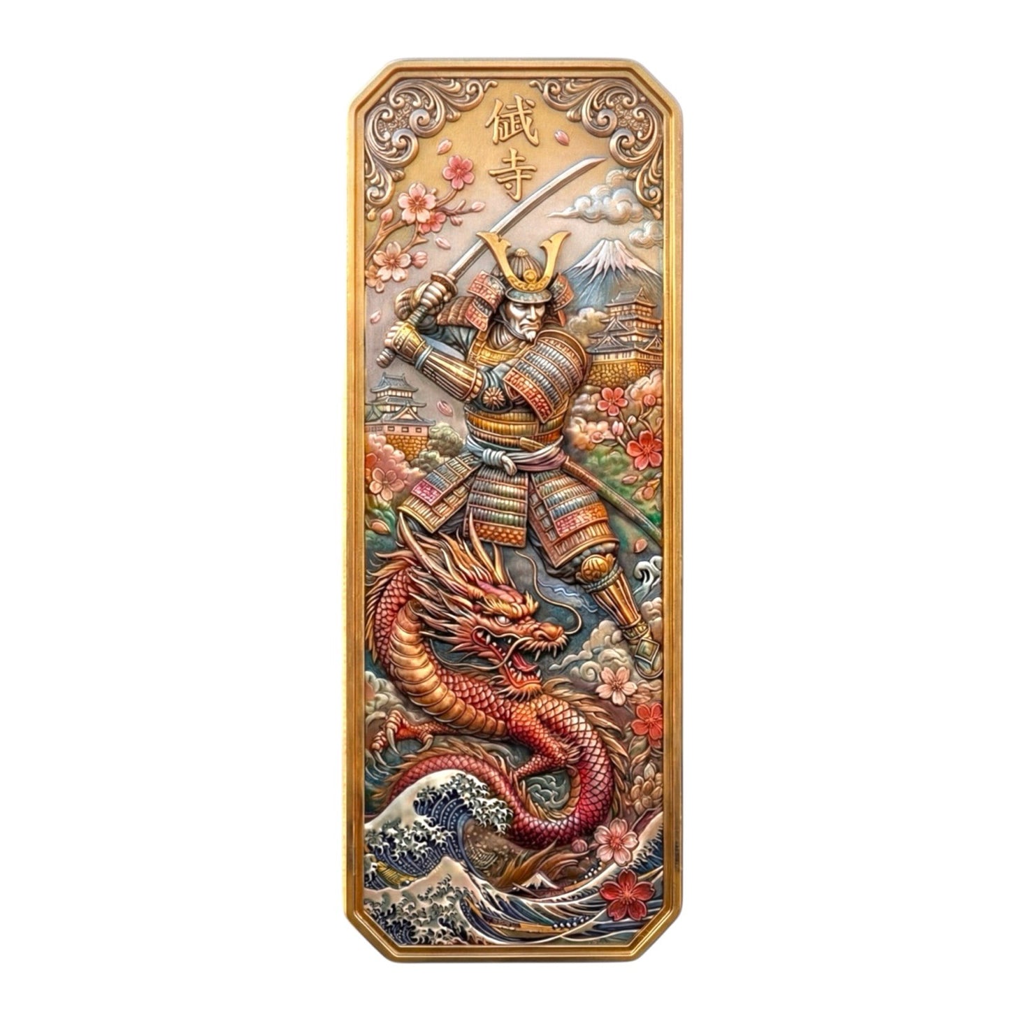 Japan Ancient Legacies 24k Gold Gilt 1 Oz Copper Medal