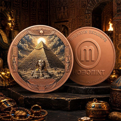 GREAT PYRAMID OF GIZA Five Ancient Wonders 1 Kilo Copper Round  2026