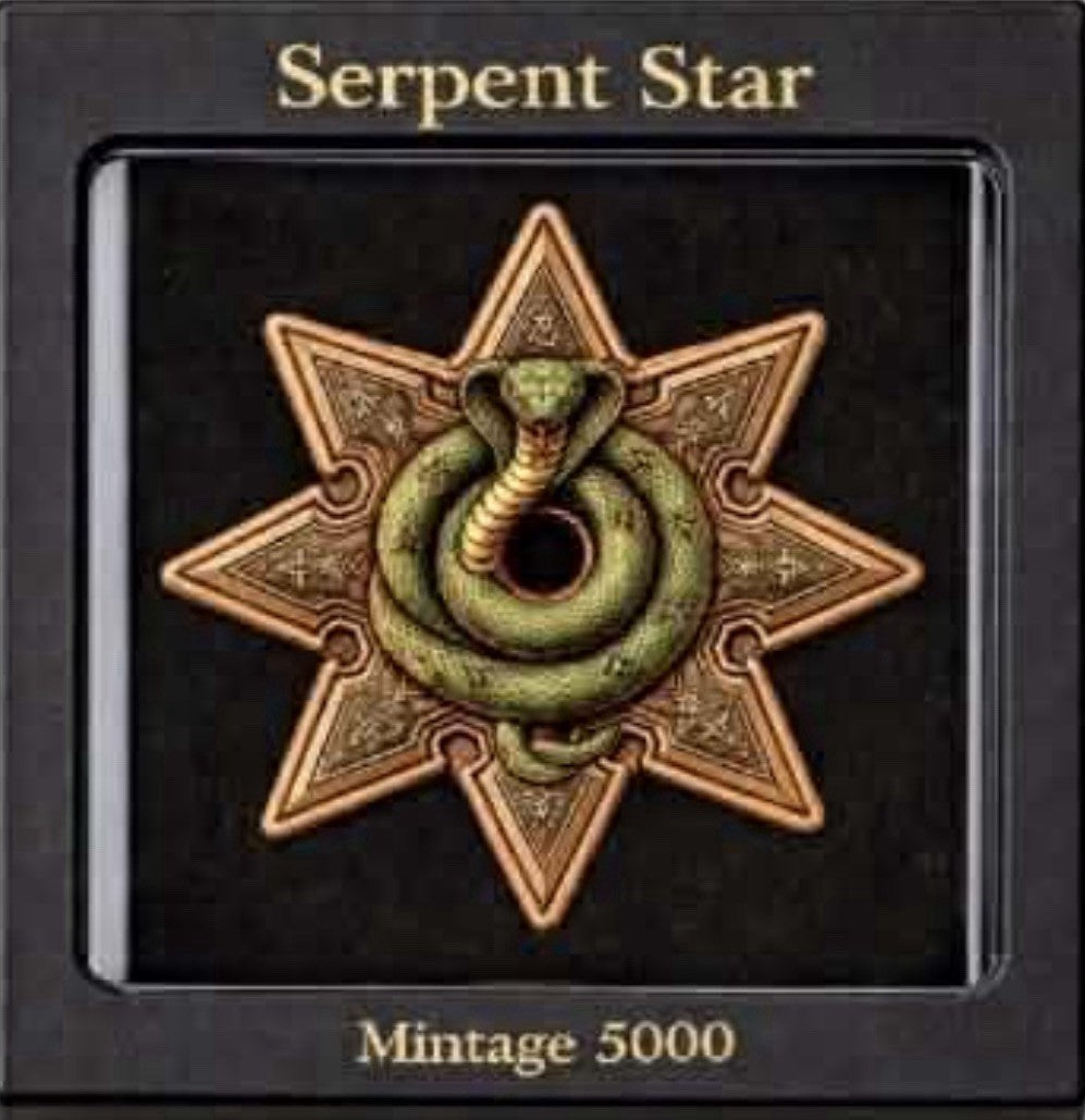 Serpent Star 5 oz Copper Medal