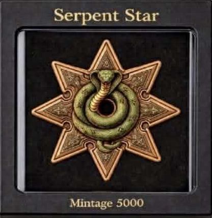 Serpent Star 5 oz Copper Medal