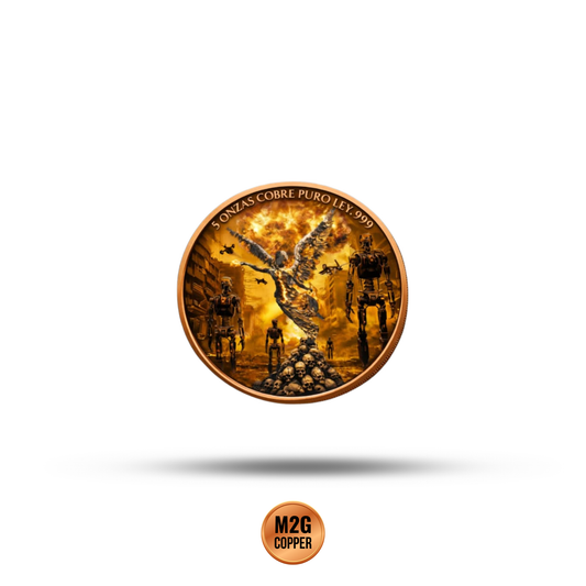 Mexico Libertad Judgement Day 5 oz Copper Medal