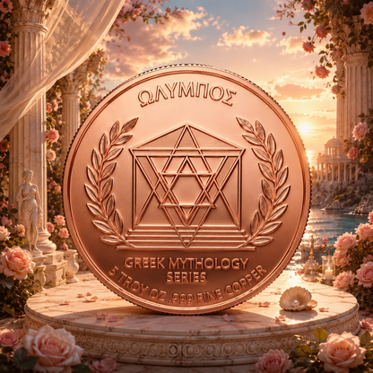 2026 Greek Mythology Series Aphrodite 5 oz High-Relief Color Coin