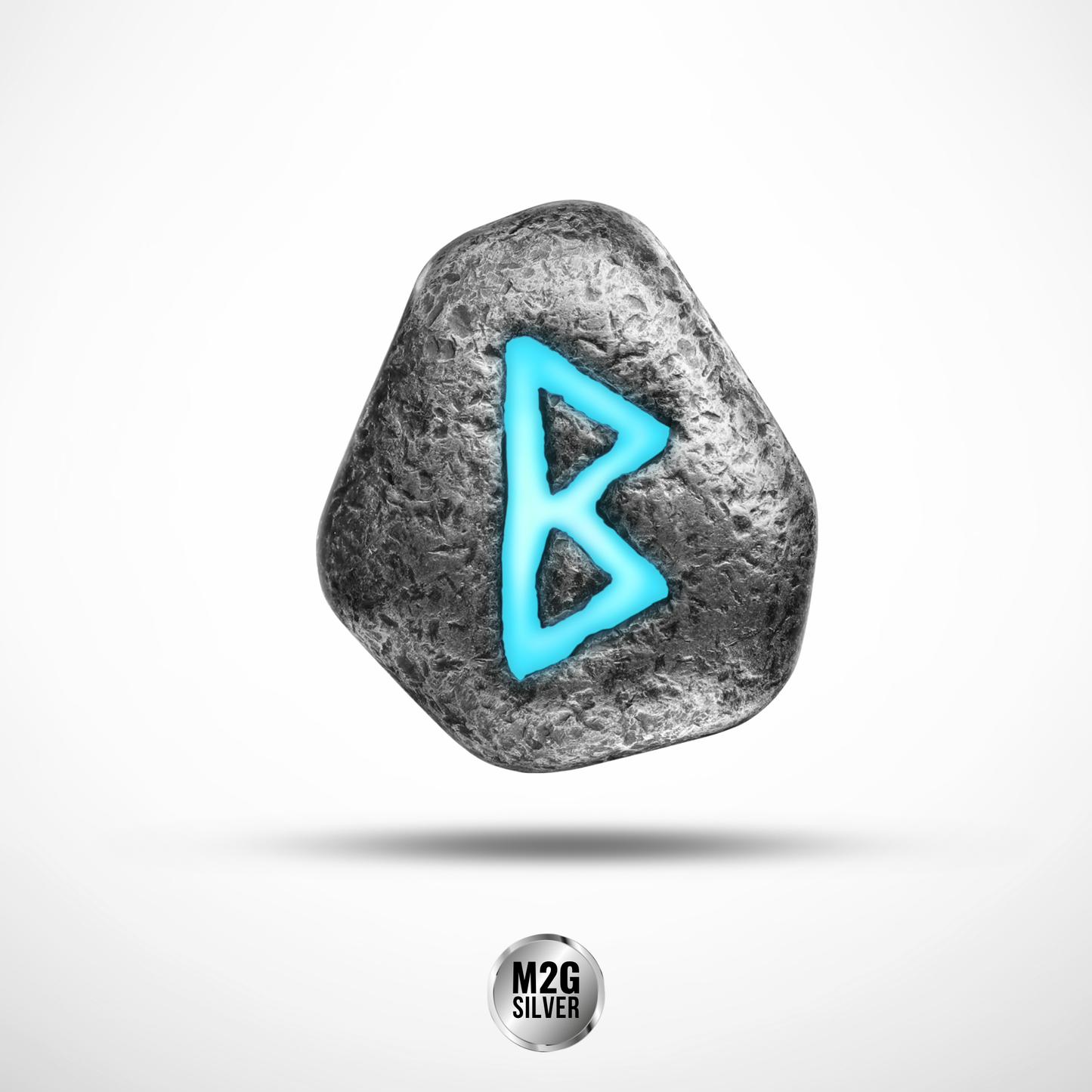 Berkanan Cast Rune Germania Mint 1 oz .9999 Silver