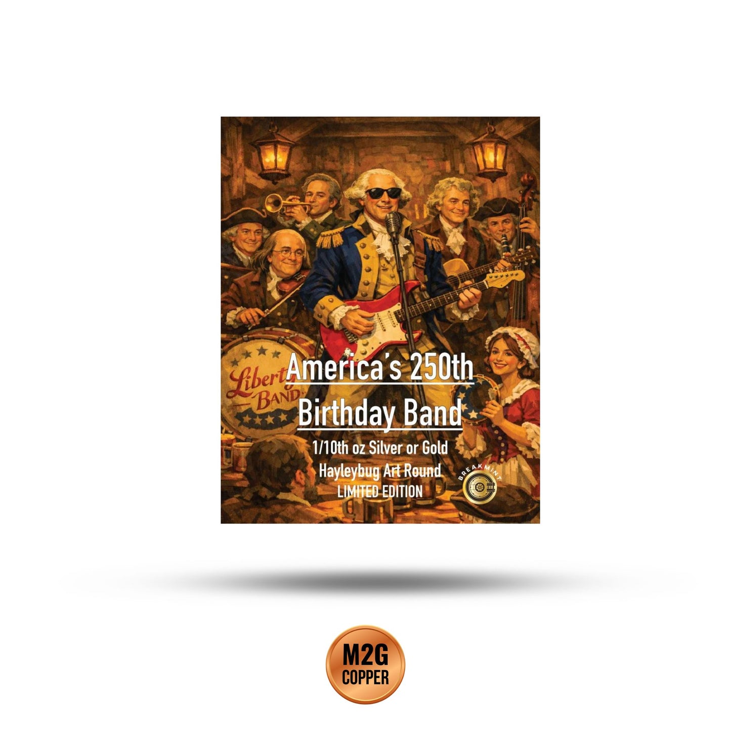 America's 250th Birthday Band 1/10 oz Silver & Gold Mystery Pack