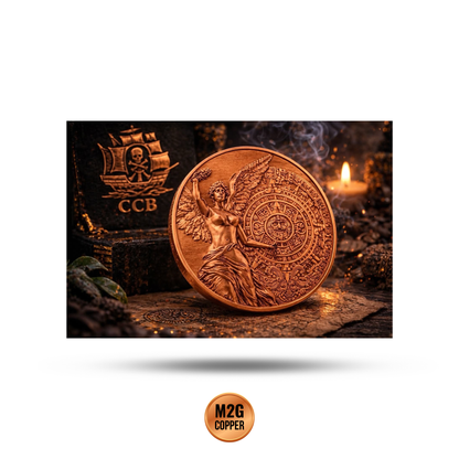 Angel of Independence  5oz Copper Medal in box