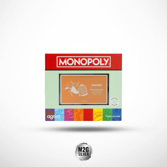 Monopoly - Get Out of Jail Free-  1 oz Silver Proof  Coin