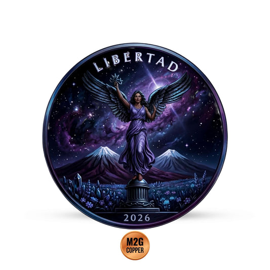 Libertad Andromeda Galaxy Angel 1 oz Copper Round