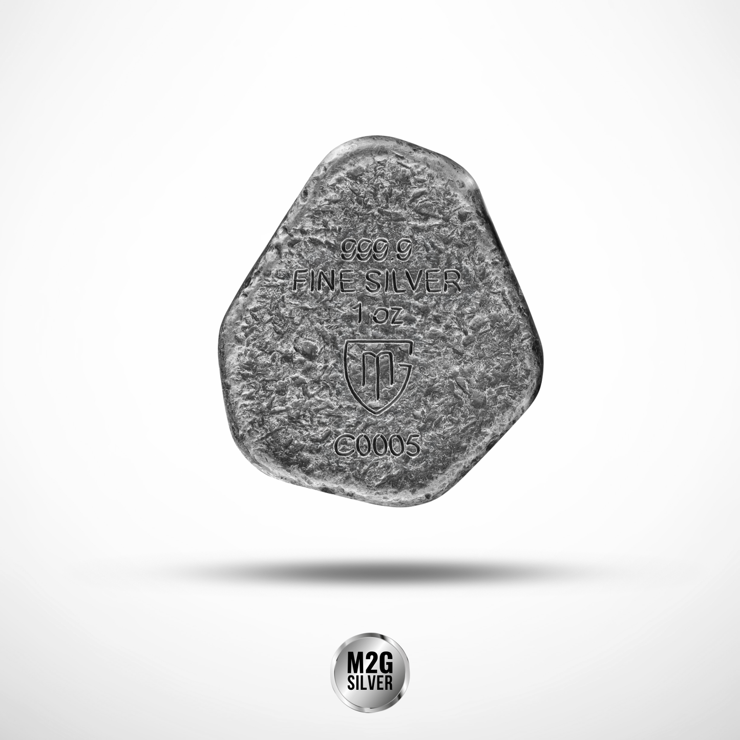 Berkanan Cast Rune Germania Mint 1 oz .9999 Silver