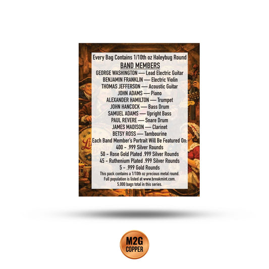 America's 250th Birthday Band 1/10 oz Silver & Gold Mystery Pack