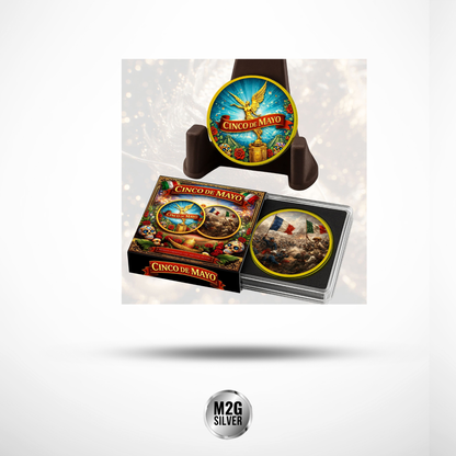 Mexico Libertad Colorized Cinco De Mayo .999 Silver Coin