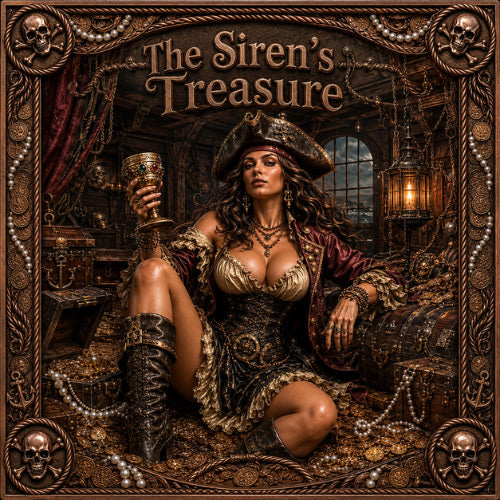 The Siren's Treasure Colorized 5 oz Copper Bar (PRE-ORDER)
