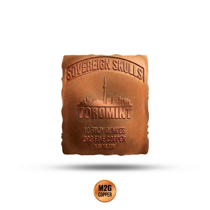 Sovereign Skulls Silverback 10 oz Copper Medal