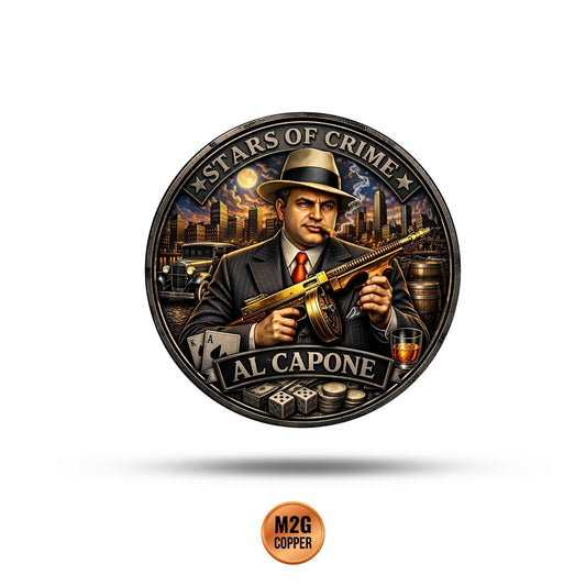 AL CAPONE Stars of Crime 1 Oz Copper Round Czech Republic 2026