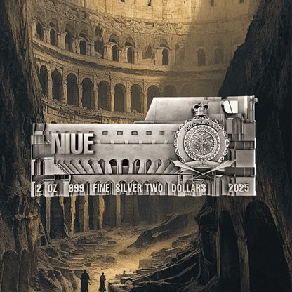 Niue Colosseum 2 oz Silver Coin Blind Box (PRE-ORDER)  HOT ITEM VERY RARE