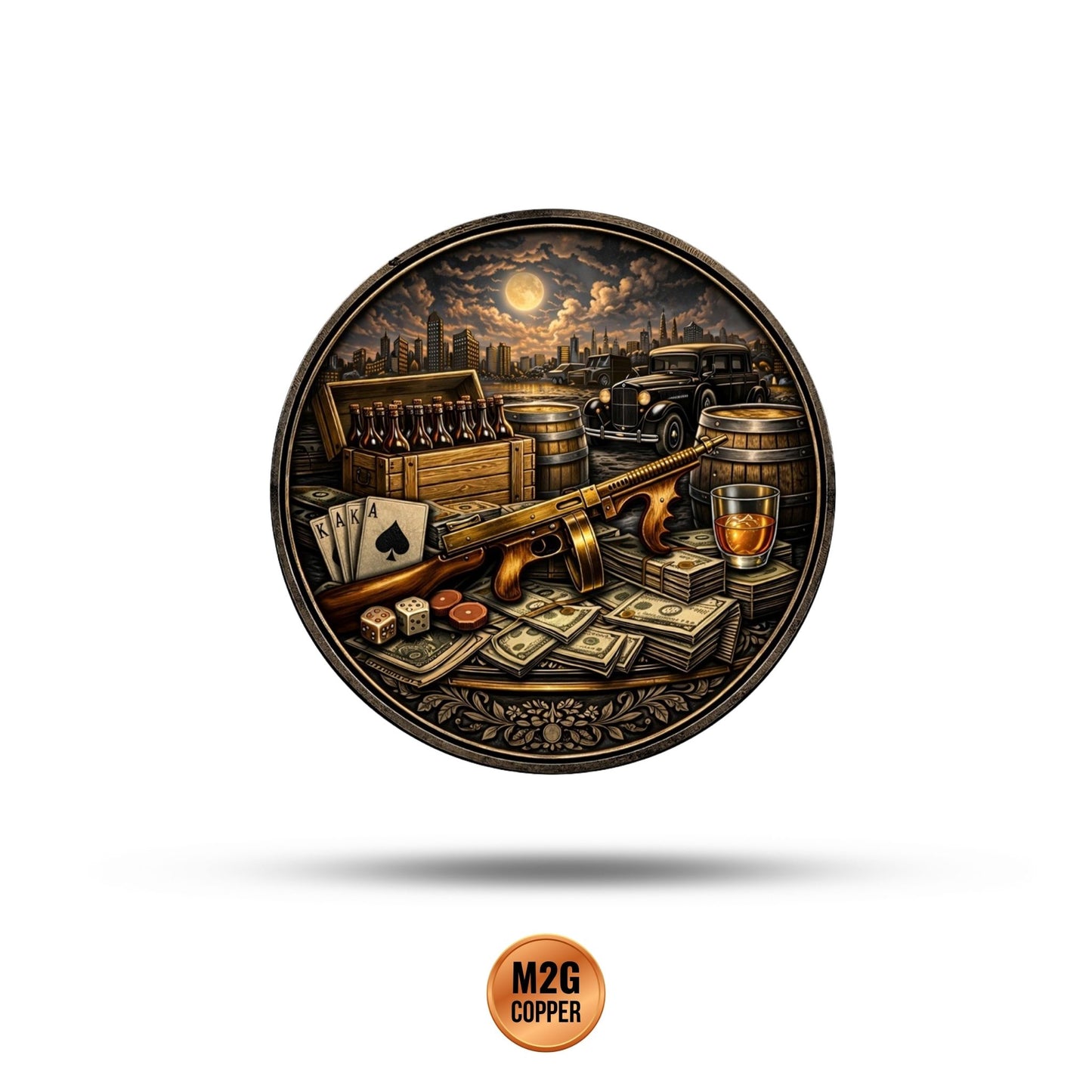 AL CAPONE Stars of Crime 1 Oz Copper Round Czech Republic 2026