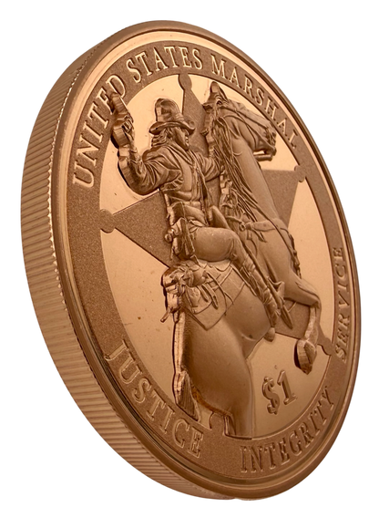 2026 Liberia U.S. Marshal Service HR Proof 5 oz Copper Coin