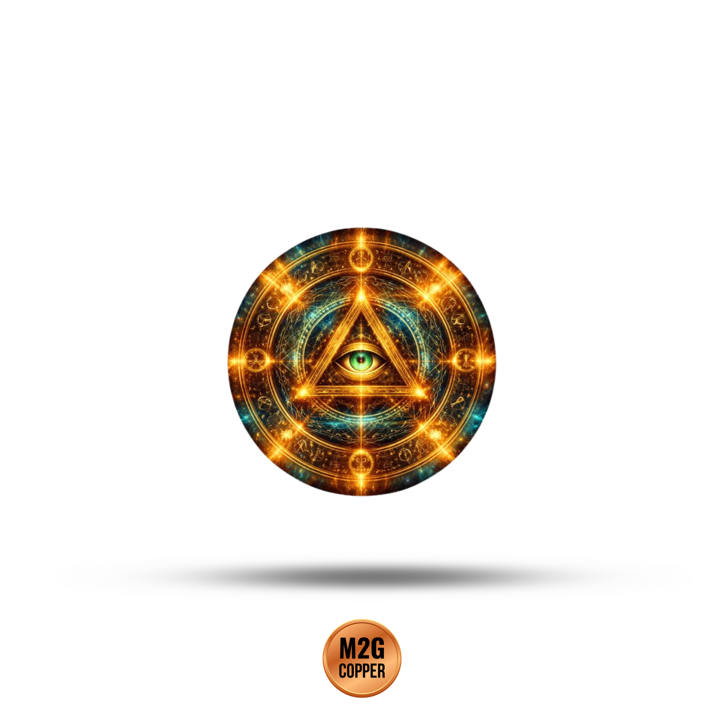 1 oz Illuminati .999 AVDP Copper Round
