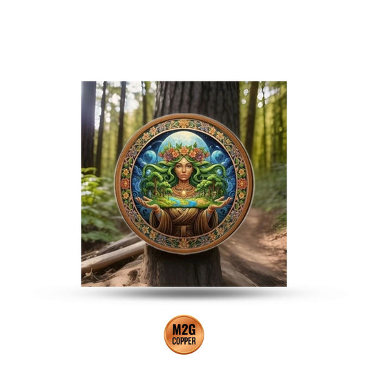 Heart Of Mother Nature Colorized Copper 5oz  .999 in Capsule