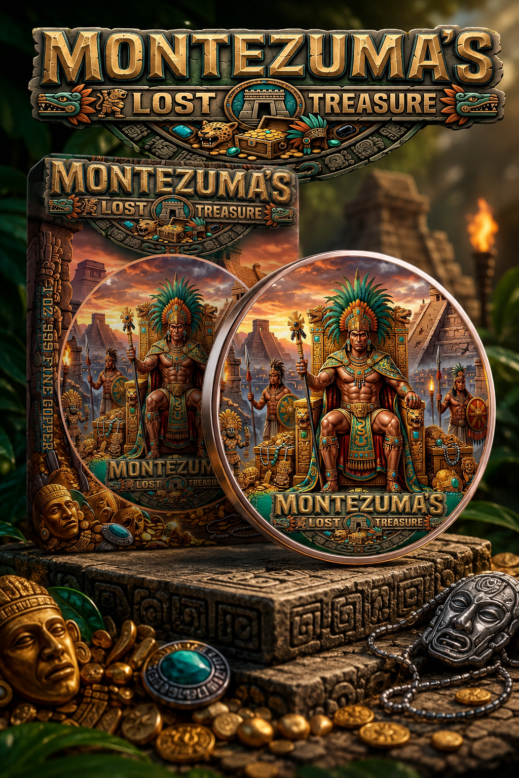 1 oz Montezuma’s Lost Treasure .999 Copper