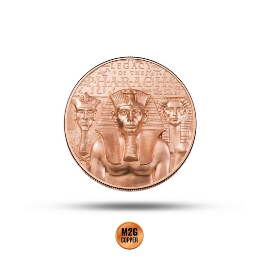 Legacy of the Pharaohs 50 gram Copper Coin in Capsule