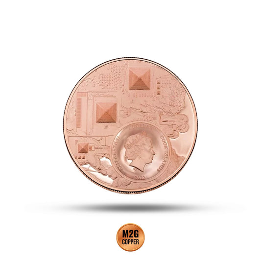 Legacy of the Pharaohs 50 gram Copper Coin in Capsule