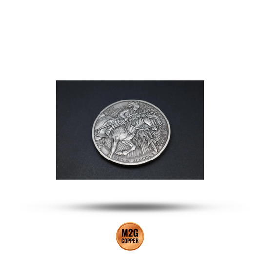 2026 Year of the War Horse 10 oz .999 Copper with Antique Silver Finish