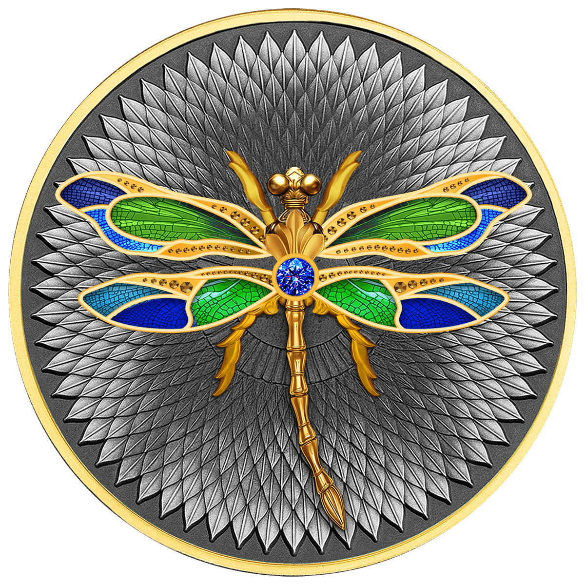 2026 Niue Wings of Light Dragonfly 2 oz Silver Coin