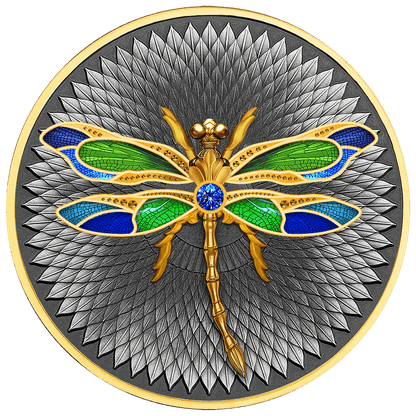 2026 Niue Wings of Light Dragonfly 2 oz Silver Coin