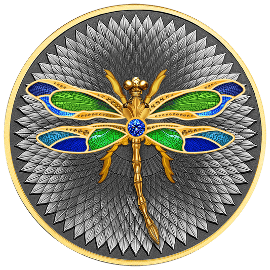 2026 Niue Wings of Light Dragonfly 2 oz Silver Coin