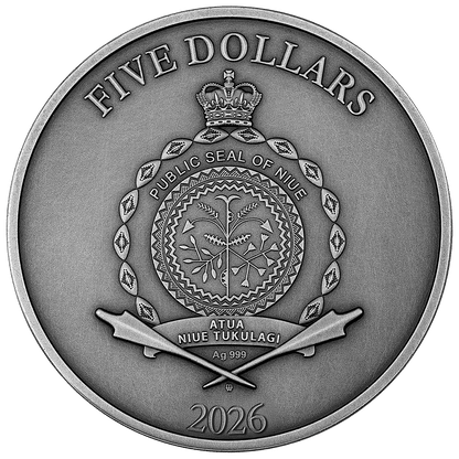 2026 Niue Wings of Light Dragonfly 2 oz Silver Coin